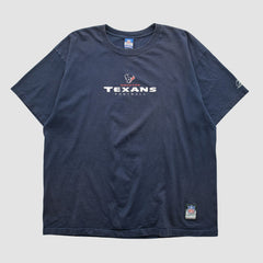 Fanatics Houston Texans Reebok 2000s T-shirt Navy Vintage