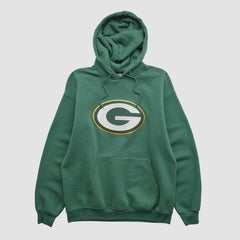 Fanatics Green Bay Packers NFL 2010s Hooded Pullover Sweatshirt Green Vintage