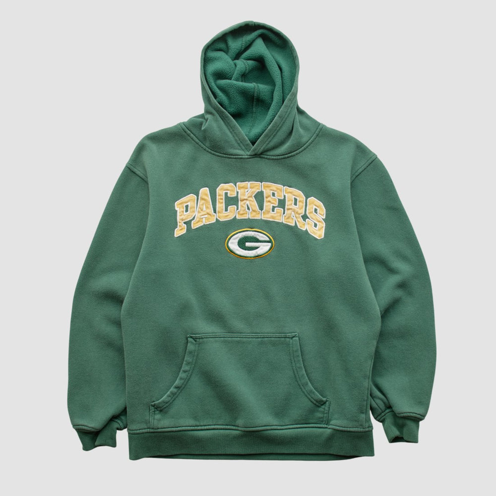 Fanatics Green Bay Packers NFL 2000s Hooded Pullover Sweatshirt Green Vintage