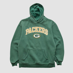 Fanatics Green Bay Packers NFL 2000s Hooded Pullover Sweatshirt Green Vintage