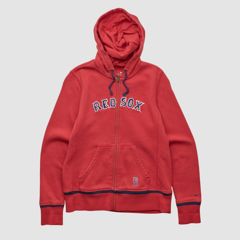 Boston Red Sox Nike 2000s Hooded Full Zip Sweatshirt - Red - XVintage - Nike Online