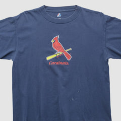 St. Louis Cardinals Majestic 2000s T-shirt - Navy - Vintage - Fanatics Online