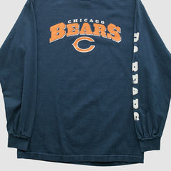 Fanatics Chicago Bears NFL 2000s Long Sleeve T-shirt Navy Vintage