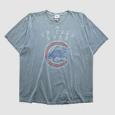 Chicago Cubs Majestic 2000s T-shirt - Gray - Vintage - Fanatics Discount