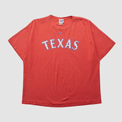 Texas Rangers Majestic 2009 T-shirt - Red - XVintage - Fanatics Discount