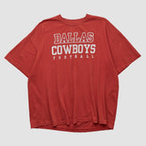 Fanatics Dallas Cowboys Cowboys Team Apparel 2000s T-shirt Red Vintage