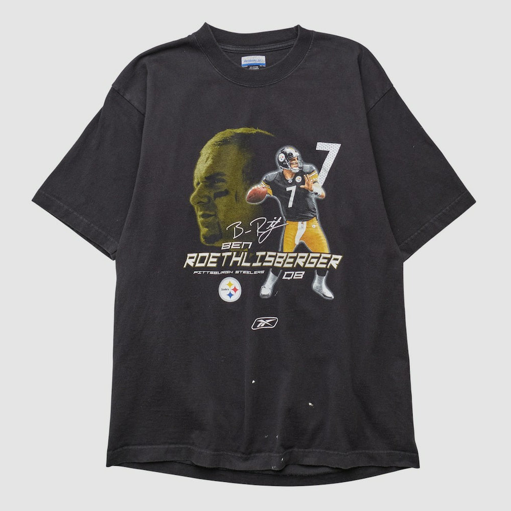 Fanatics Pittsburgh Steelers Reebok 2008 T-shirt Charcoal Vintage