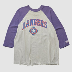 Texas Rangers Logo Athletic T-shirt - Heather Gray - 2XVintage - Fanatics Online