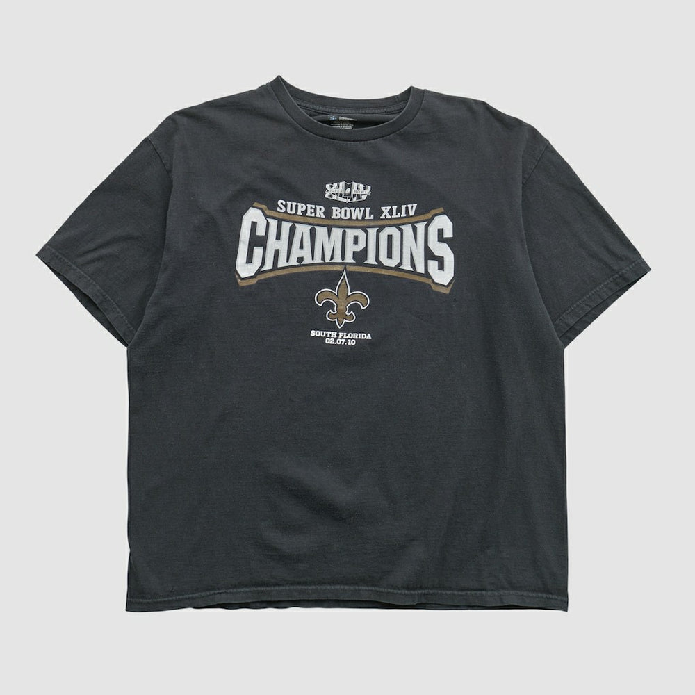 Fanatics New Orleans Saints NFL 2010 T-shirt Black Vintage