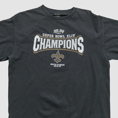 Fanatics New Orleans Saints NFL 2010 T-shirt Black Vintage