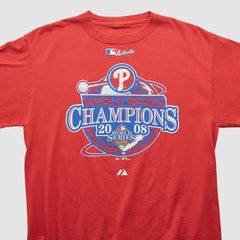 Philadelphia Phillies 2008 T-shirt - Red - Vintage - Fanatics on Sale