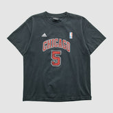 Chicago Bulls 2010s T-shirt for sale Black Vintage | Adidas outlet
