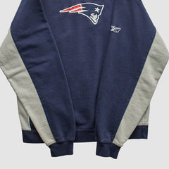Fanatics New England Patriots Reebok 2000s Pullover Sweatshirt Navy Vintage