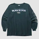 Fanatics Baltimore Ravens NFL 2000s Long Sleeve T-shirt Black Vintage