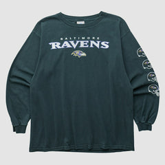 Fanatics Baltimore Ravens NFL 2000s Long Sleeve T-shirt Black Vintage