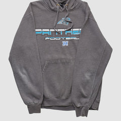 Fanatics Carolina Panthers NFL 2010s Hooded Pullover Sweatshirt Dark Heather Gray Vintage
