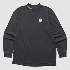 Fanatics Pittsburgh Steelers NFL 2000s Long Sleeve T-shirt Black Vintage