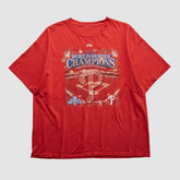 Philadelphia Phillies Majestic 2008 T-shirt - Red - XVintage - Fanatics Sale