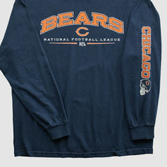 Fanatics Chicago Bears NFL 2000s Long Sleeve T-shirt Navy Vintage