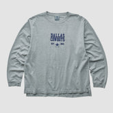Fanatics Dallas Cowboys Cowboys Authentic Apparel 2000s Long Sleeve T-shirt Heather Gray Vintage