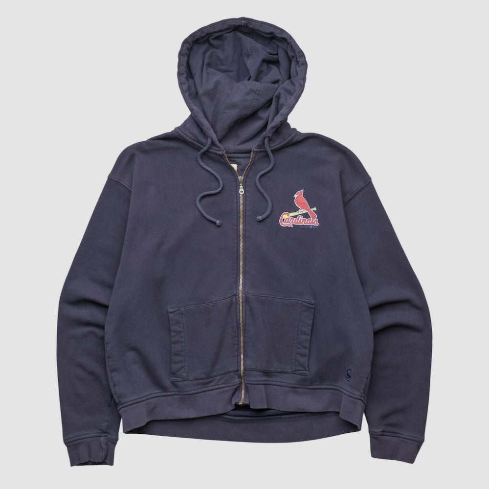 St. Louis Cardinals Gear For Sports 2010s Hooded Full Zip Sweatshirt - Navy - XVintage - Fanatics Online