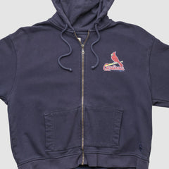 St. Louis Cardinals Gear For Sports 2010s Hooded Full Zip Sweatshirt - Navy - XVintage - Fanatics Online