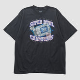 Fanatics New York Giants Reebok 2008 T-shirt Black Vintage