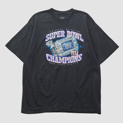 Fanatics New York Giants Reebok 2008 T-shirt Black Vintage