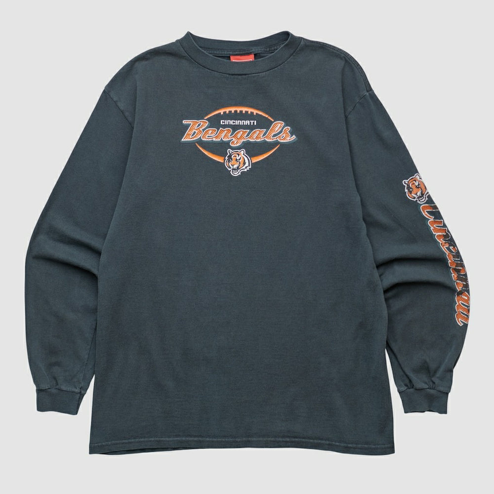 Fanatics Cincinnati Bengals NFL 2000s Long Sleeve T-shirt Black Vintage