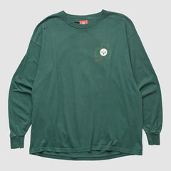 Fanatics Pittsburgh Steelers NFL 2000s Long Sleeve T-shirt Green Vintage