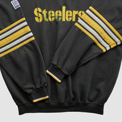 Fanatics Pittsburgh Steelers Starter 90s Pullover Sweatshirt Black Vintage