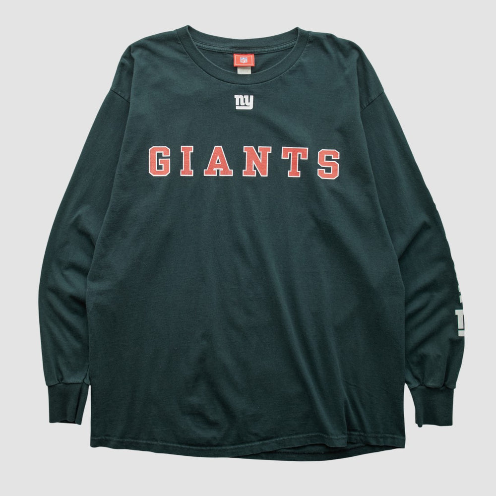 Fanatics New York Giants NFL 2000s Long Sleeve T-shirt Black Vintage