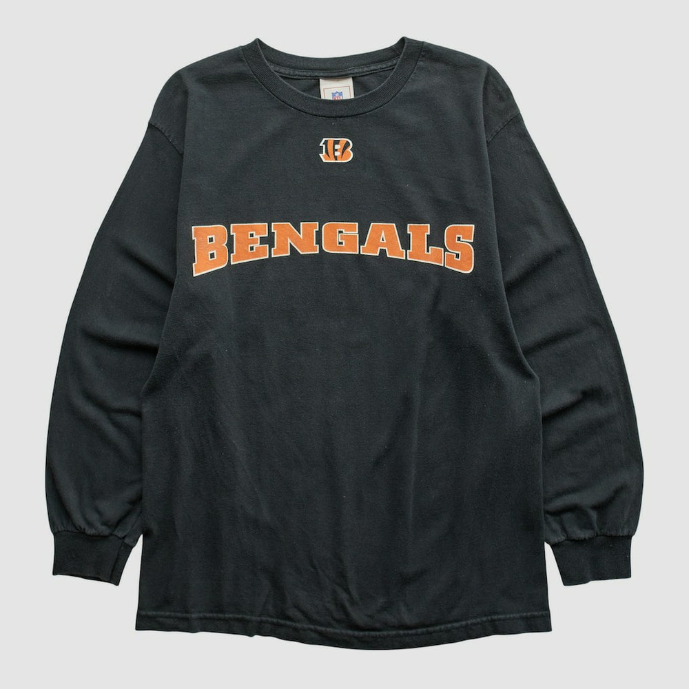 Fanatics Cincinnati Bengals NFL 2000s Long Sleeve T-shirt Black Vintage