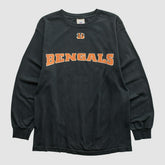 Fanatics Cincinnati Bengals NFL 2000s Long Sleeve T-shirt Black Vintage