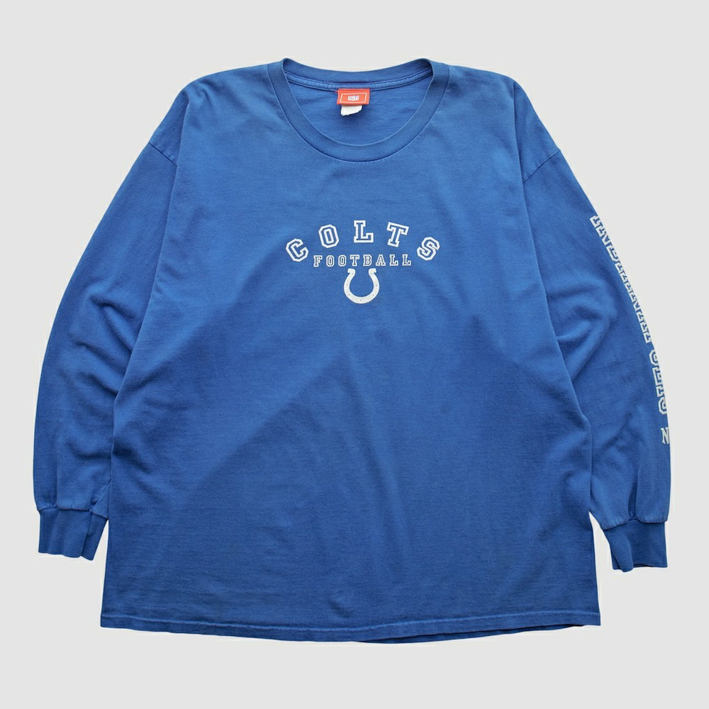 Fanatics Indianapolis Colts NFL 2000s Long Sleeve T-shirt Blue Vintage