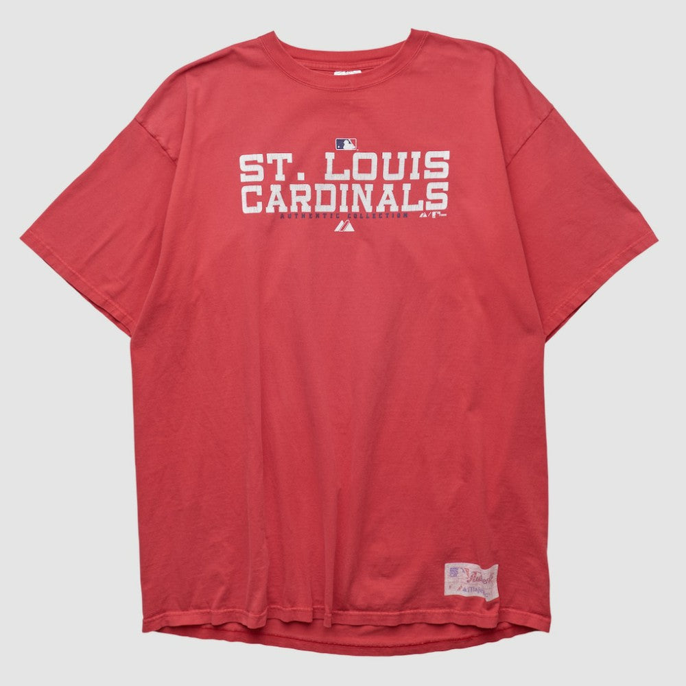 St. Louis Cardinals Majestic 2006 T-shirt - Red - 2XVintage - Fanatics Lifestyle