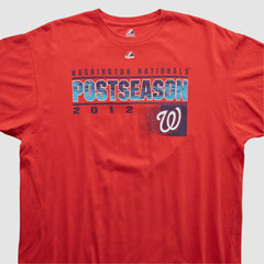 Washington Nationals Majestic 2012 T-shirt - Red - 2XVintage - Fanatics Sale