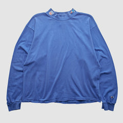 Fanatics New England Patriots Champion 90s Long Sleeve T-shirt Blue Vintage