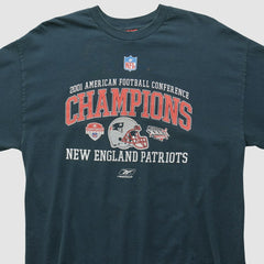 Fanatics New England Patriots 2001 Long Sleeve T-shirt Black Vintage