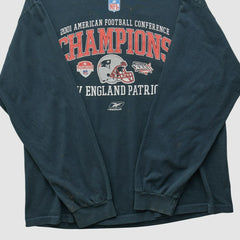 Fanatics New England Patriots 2001 Long Sleeve T-shirt Black Vintage