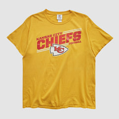 Fanatics Kansas City Chiefs NFL 2010s T-shirt Yellow Vintage