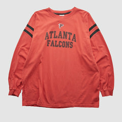 Fanatics Atlanta Falcons NFL 2000s Long Sleeve T-shirt Red Vintage