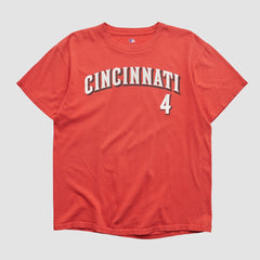 Cincinnati Reds Majestic 2000s T-shirt - Red - Vintage - Fanatics Discount