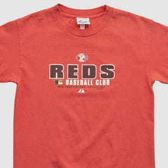 Cincinnati Reds Majestic 2000s T-shirt - Red - XVintage - Fanatics Online
