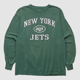 Fanatics New York Jets NFL 2000s Long Sleeve T-shirt Green Vintage