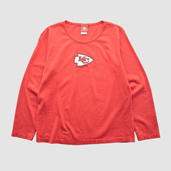Fanatics Kansas City Chiefs NFL 2000s Long Sleeve T-shirt Red Vintage