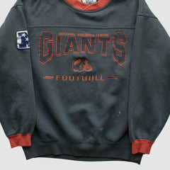 Fanatics New York Giants Lee Apparel 90s Pullover Sweatshirt Charcoal Vintage