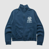 New York Yankees Genuine Merchandise 2010s Full Zip Sweatshirt - Navy - XXVintage - Fanatics Sale