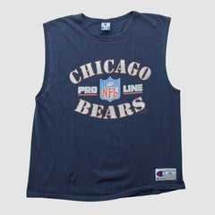Fanatics Chicago Bears Champion 90s Tank Navy Vintage