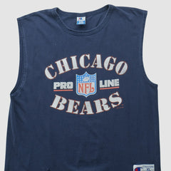 Fanatics Chicago Bears Champion 90s Tank Navy Vintage
